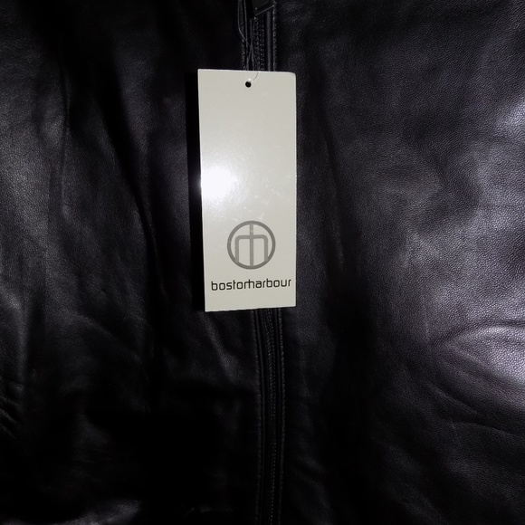 *NWT* Men Bostonharbour Leather jacket - Picture 4 of 4
